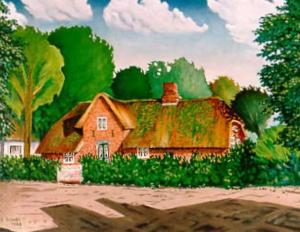 Gem�lde von Reinhard Bordel 1986